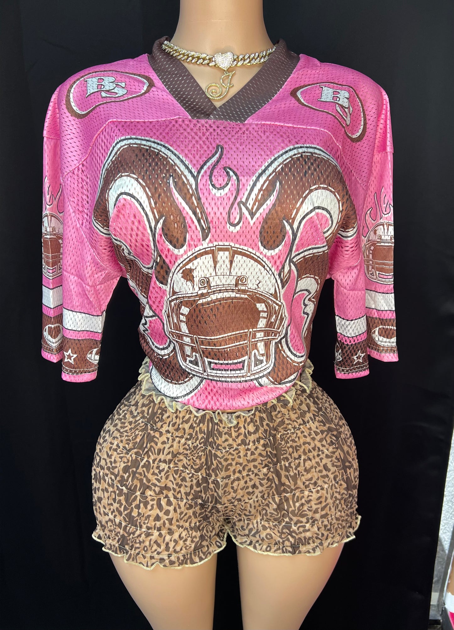 Pink Jersey Cheetah Set🩷🐆