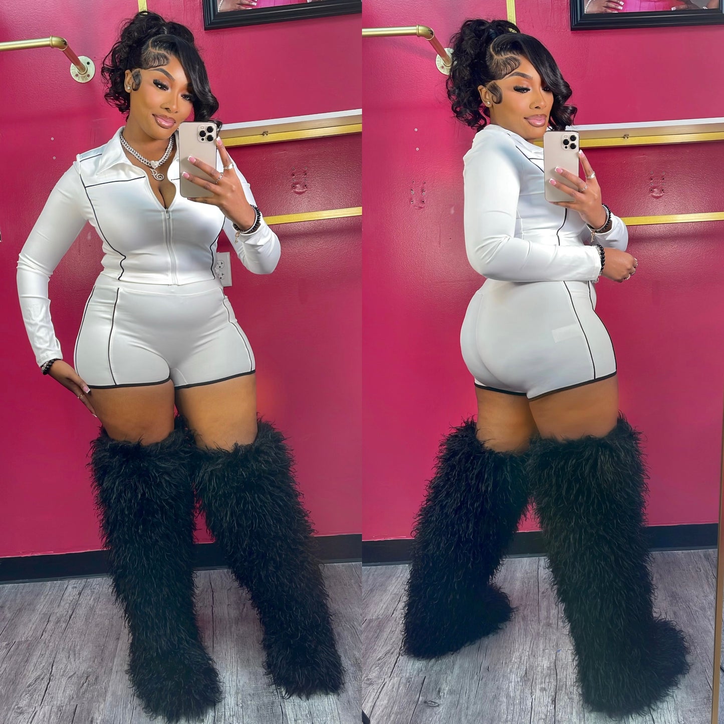 Active Short Set Whiteđ¤