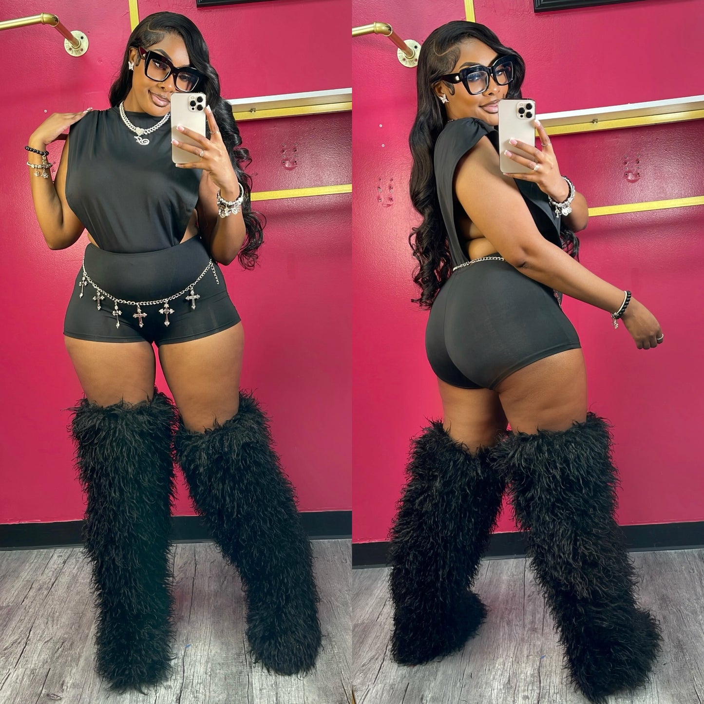 Bad Gal Romperđź–¤