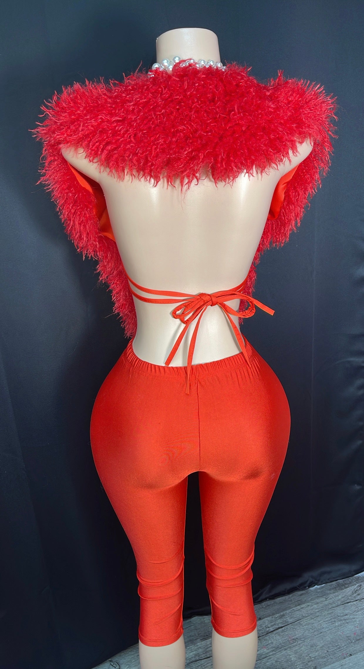 Rich Girl Fur Capri Set❤️