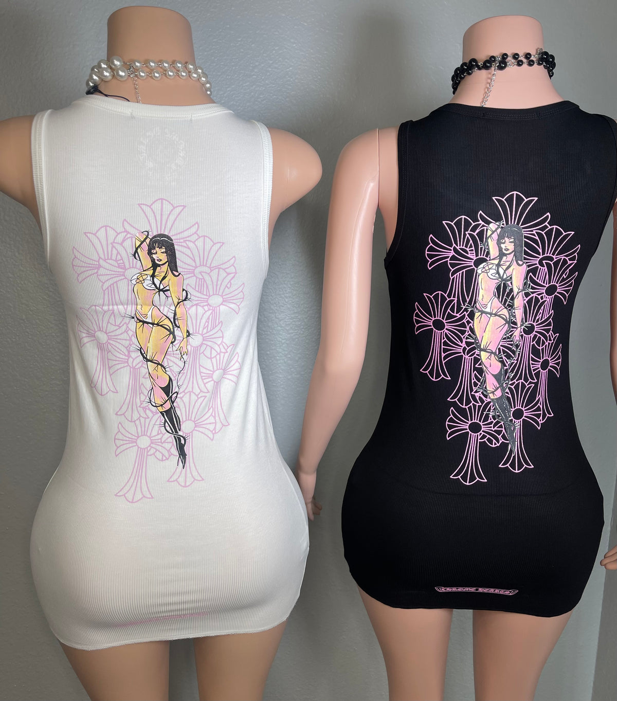 Deadly Doll Dress Black🖤🩷