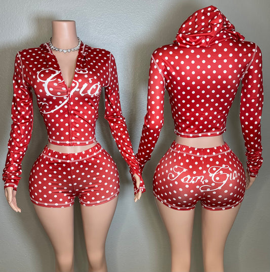 Gia Short Set Red❤️🤍