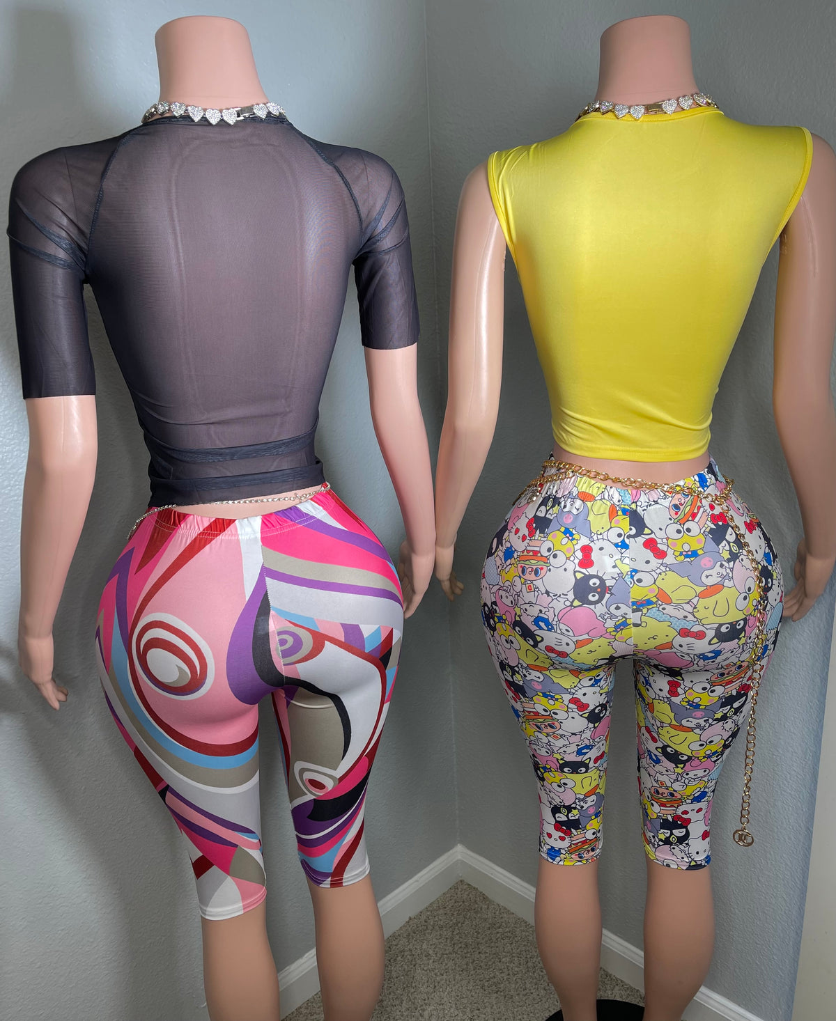 Anime Capri Set 💛🩷