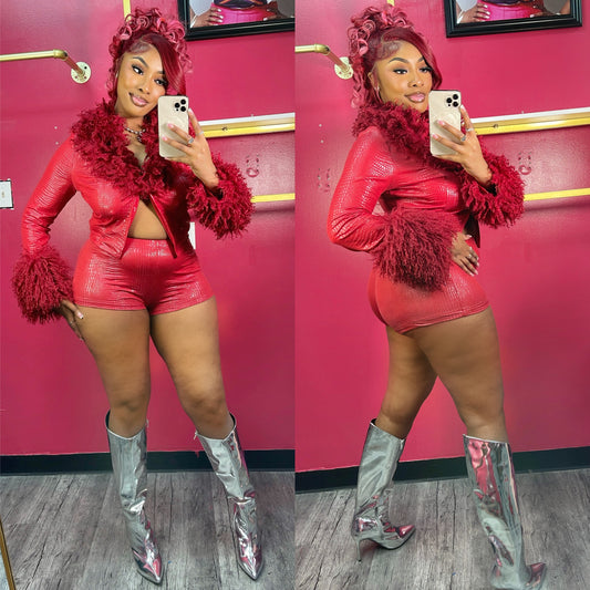 All Eyes On Me Furry Set❤️ (Red)