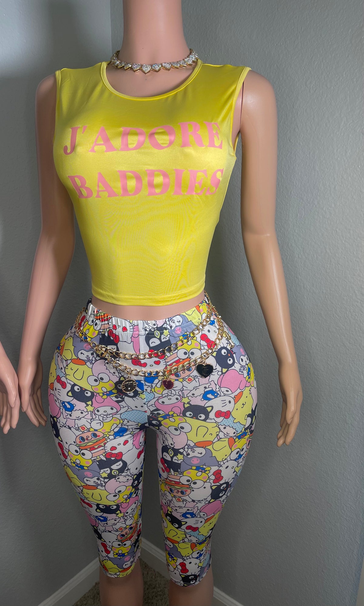 Anime Capri Set 💛🩷