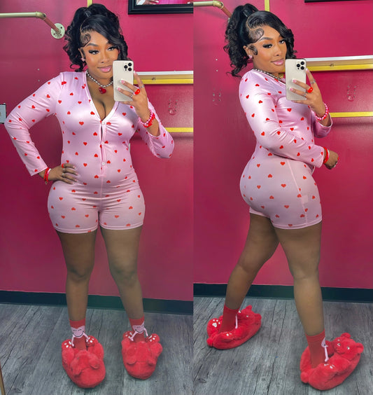Be Mine V-Day Romper ❤️